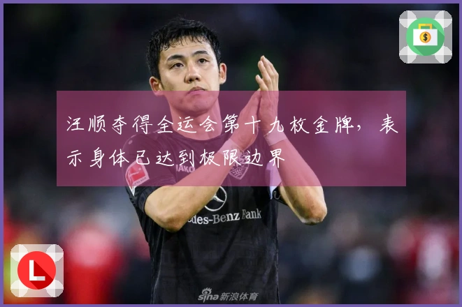 汪顺夺得全运会第十九枚金牌，表示身体已达到极限边界